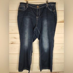 Cato Premium 22WP Jeans Woman’s Blue Boot Cut.